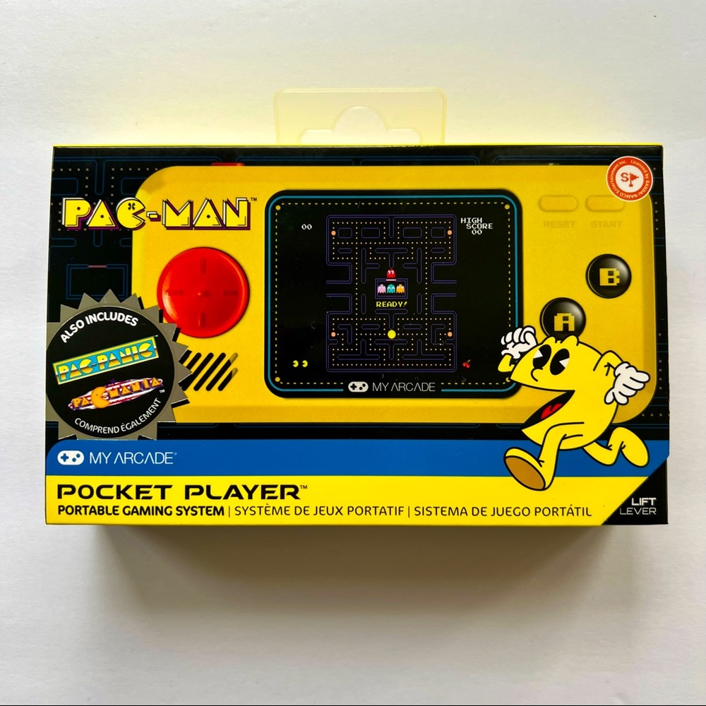 My Arcade Pac-Man Pocket Player Collectible Handheld Game Console 3 Games NEW!!!